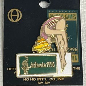 NEW VTG Authentic Olympic Diving Games Atlanta 1996 Lapel Hat Tack Pin